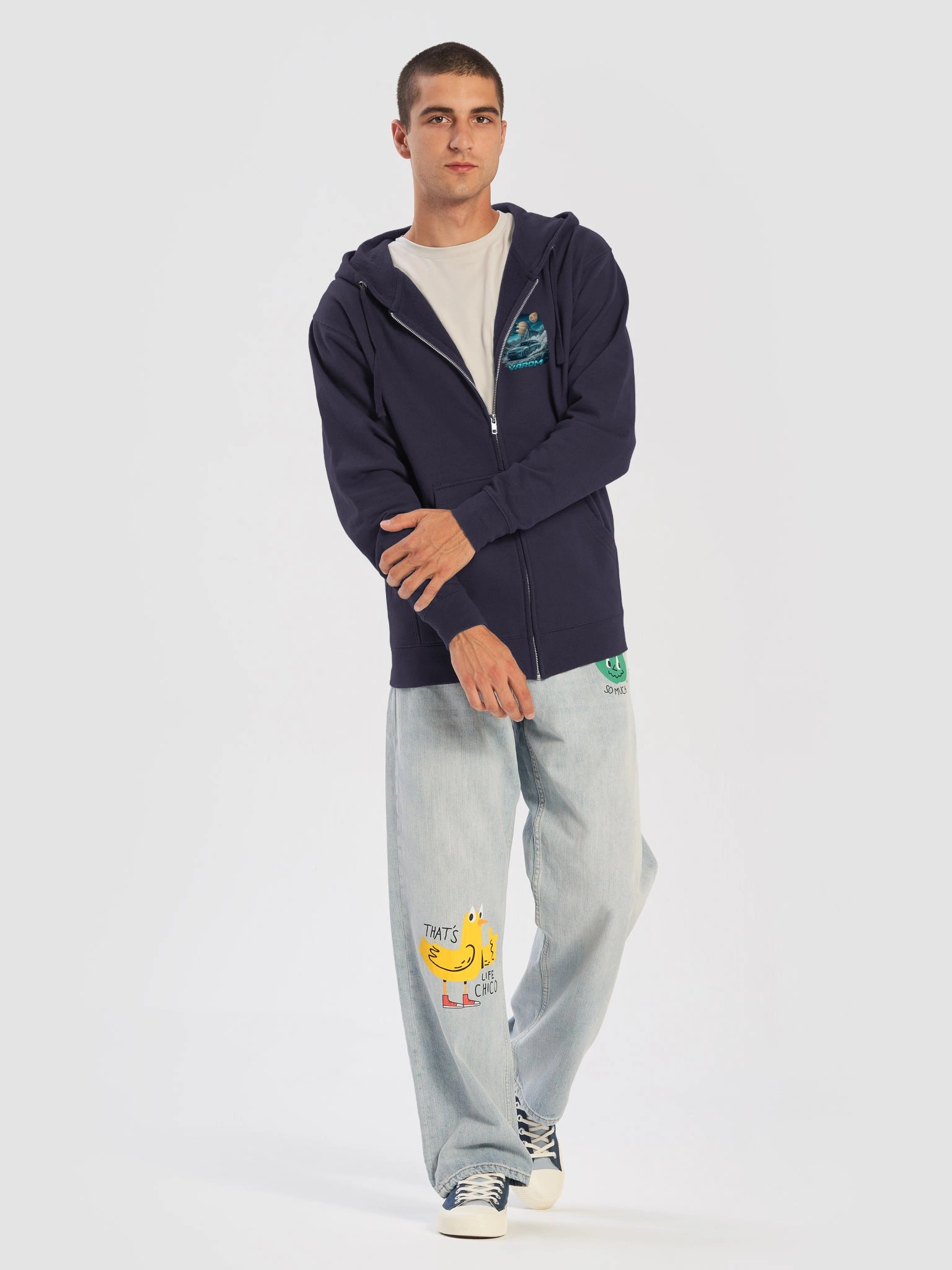 Hoodie Varom Parallel Planet 2 (zip-up) product image (7)
