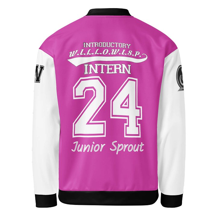 WILLOWISP Intern Varsity Jacket (Pink) product image (2)