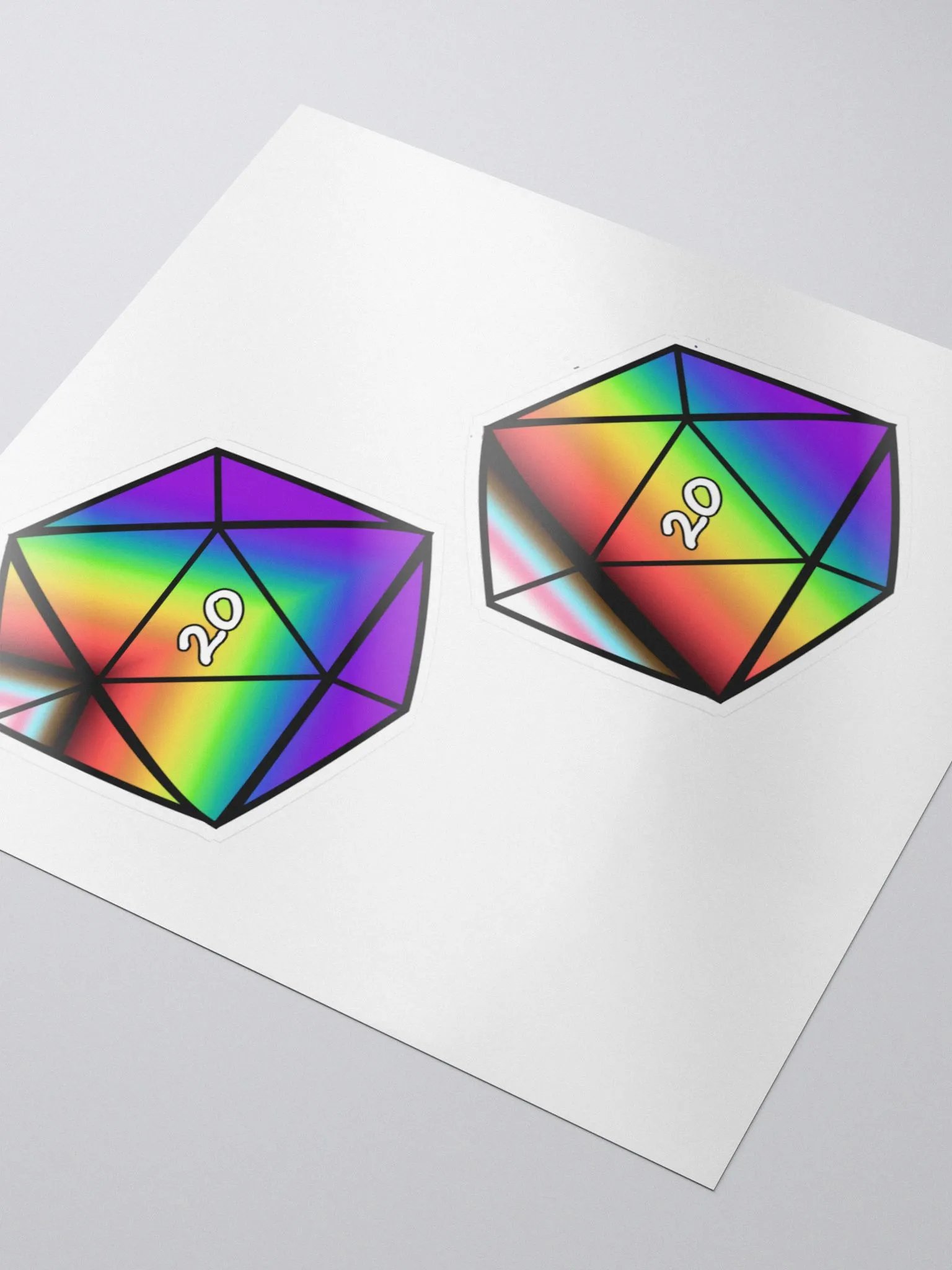 Pride D20 Dice - Stickers product image (3)