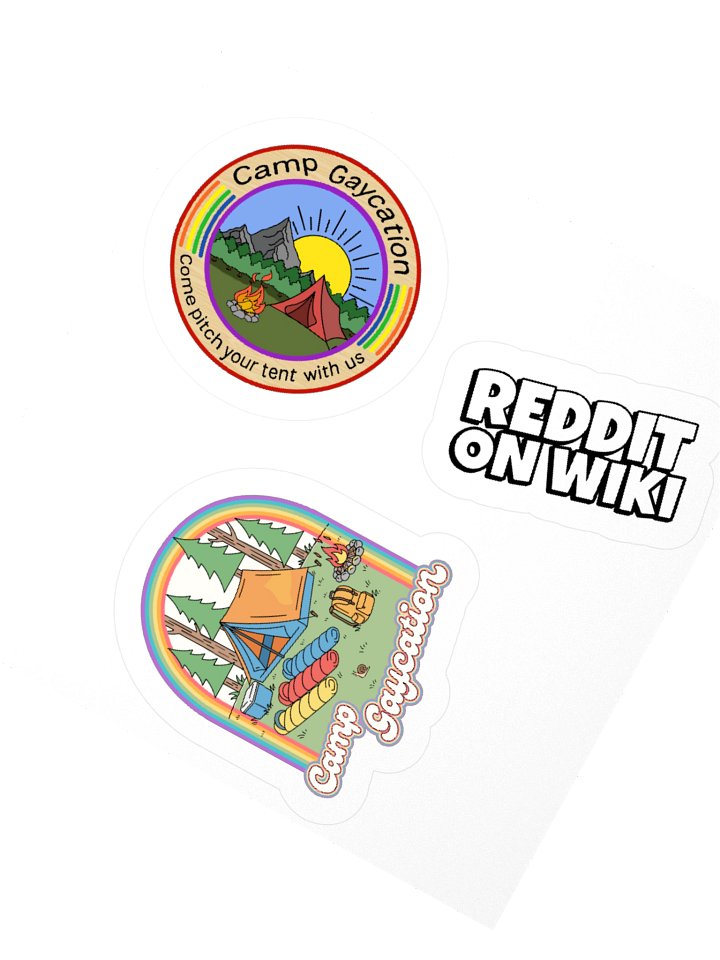 Camp Gaycation - Sticker product image (2)