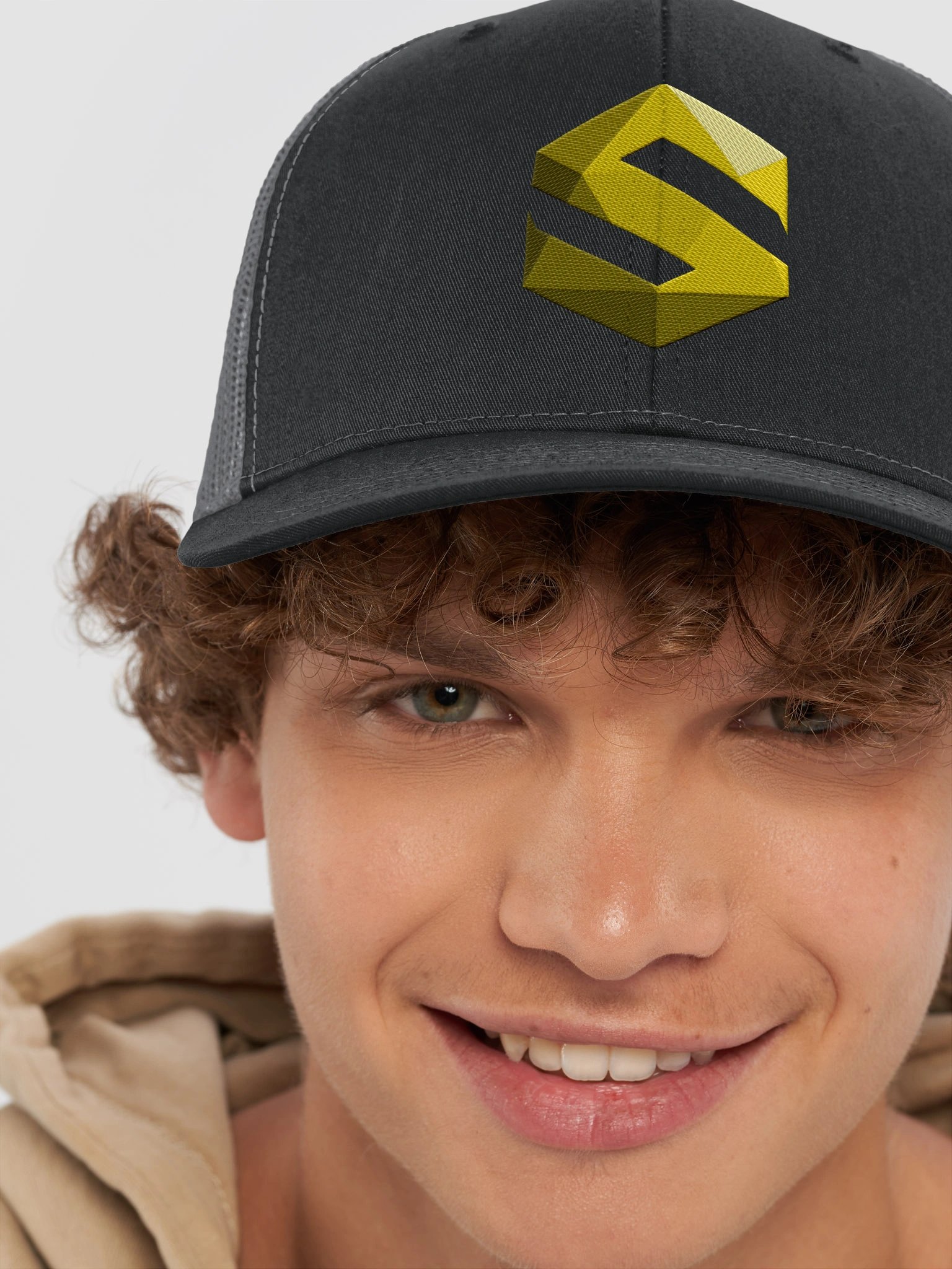 Satchemon Emblem Trucker Hat – Dark product image (36)