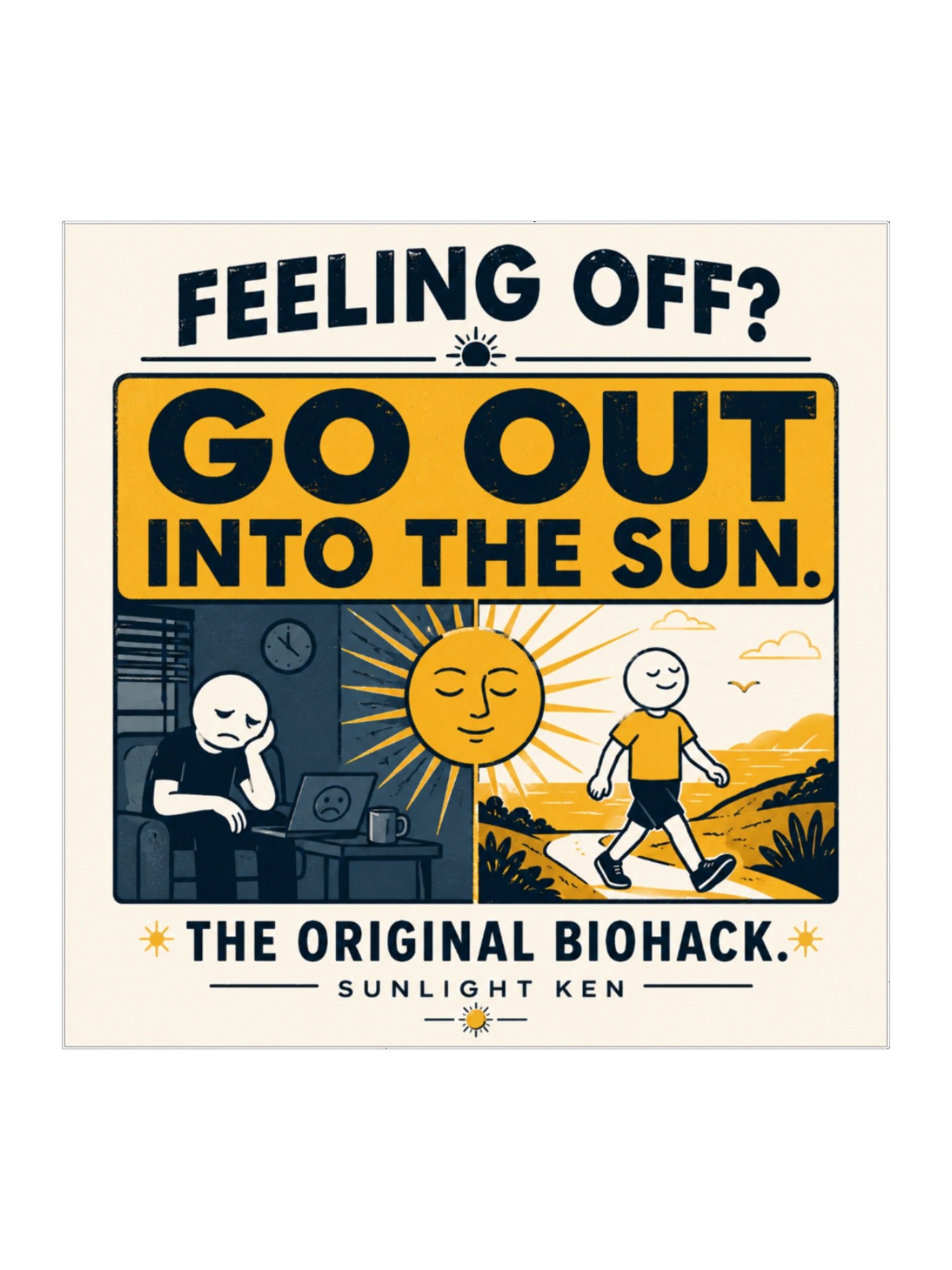 Sticker - Feeling Off? GO OUT INTO THE SUN product image (1)