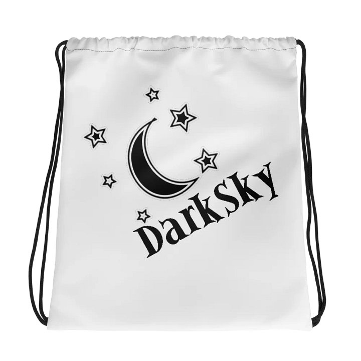 DarkSky Logo All-Over Drawstring Bag (Black) product image (1)