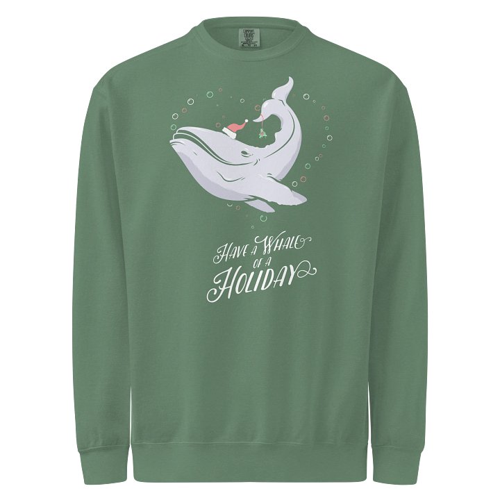 Whale Holiday Sweatshirt product image (7)