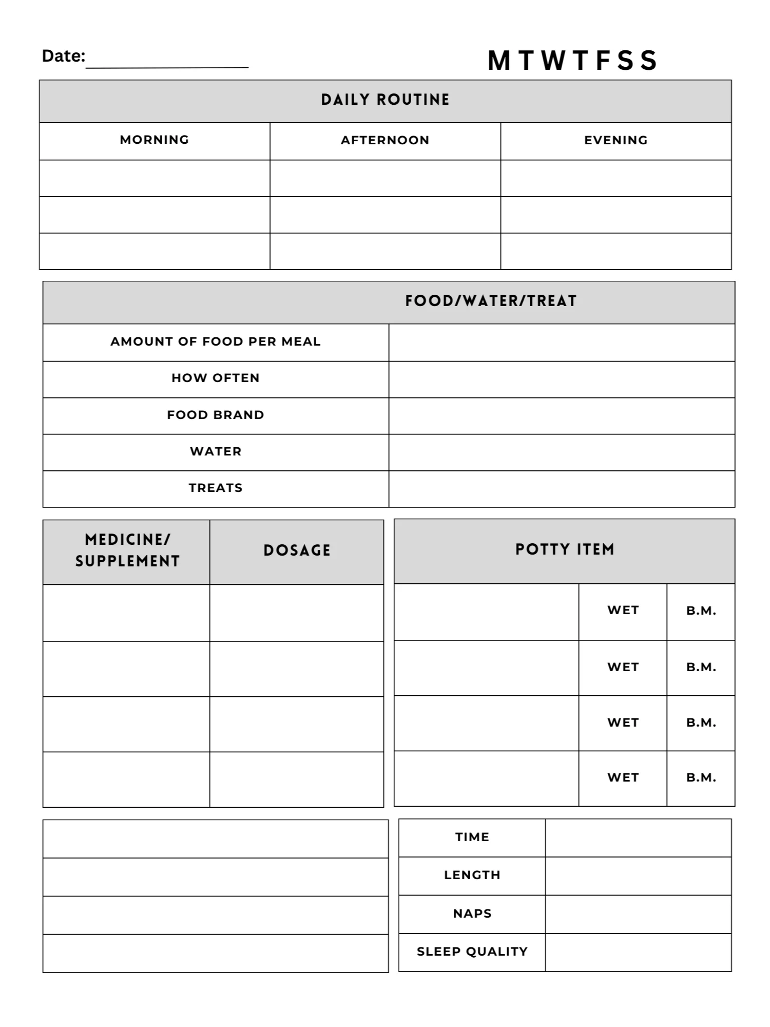 The Pawsitive Planner Purrfectly Organized: Pet Care Edition Fur-tastic Care Planner The Pet Parent's Daily Guide product image (1)