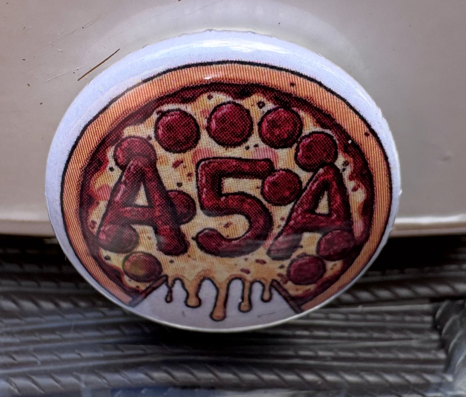 Across Five Aprils: New York Pizza 1" Button product image (1)