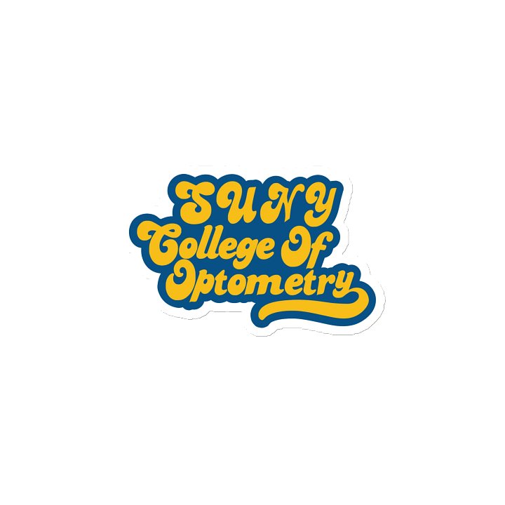 SUNY Optometry - Huffed Font Magnet product image (2)