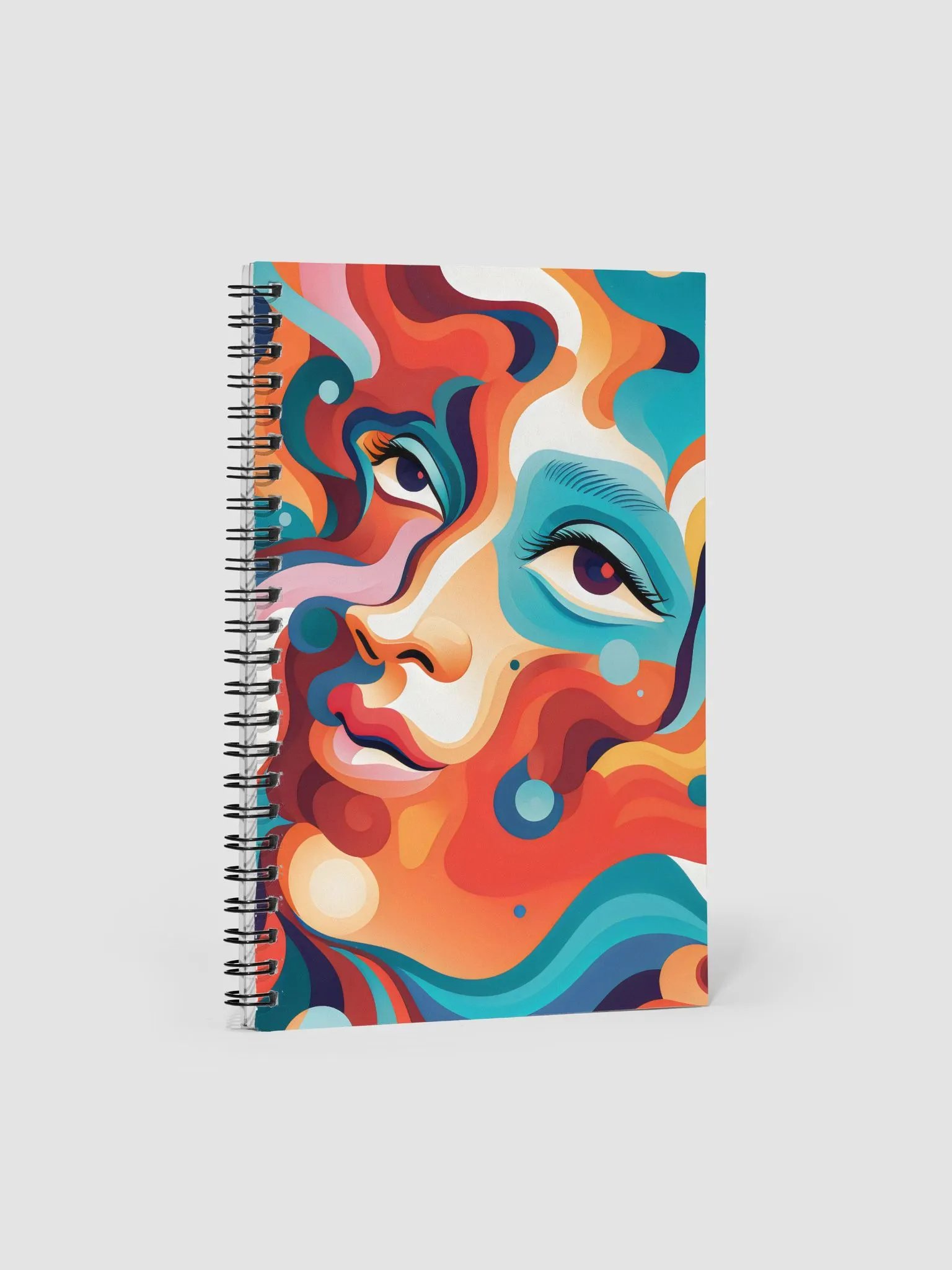 Swirling Vision Spiral Notebook product image (1)