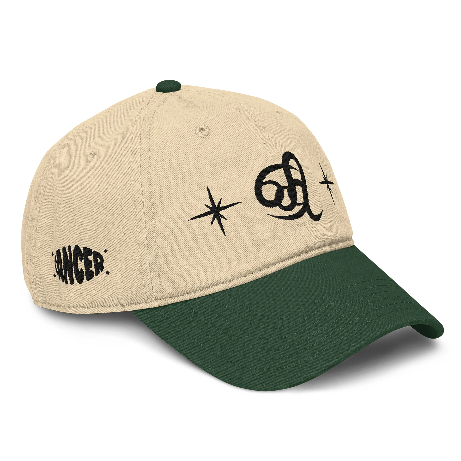 cancer-leo cusp dad hat (black) product image (3)