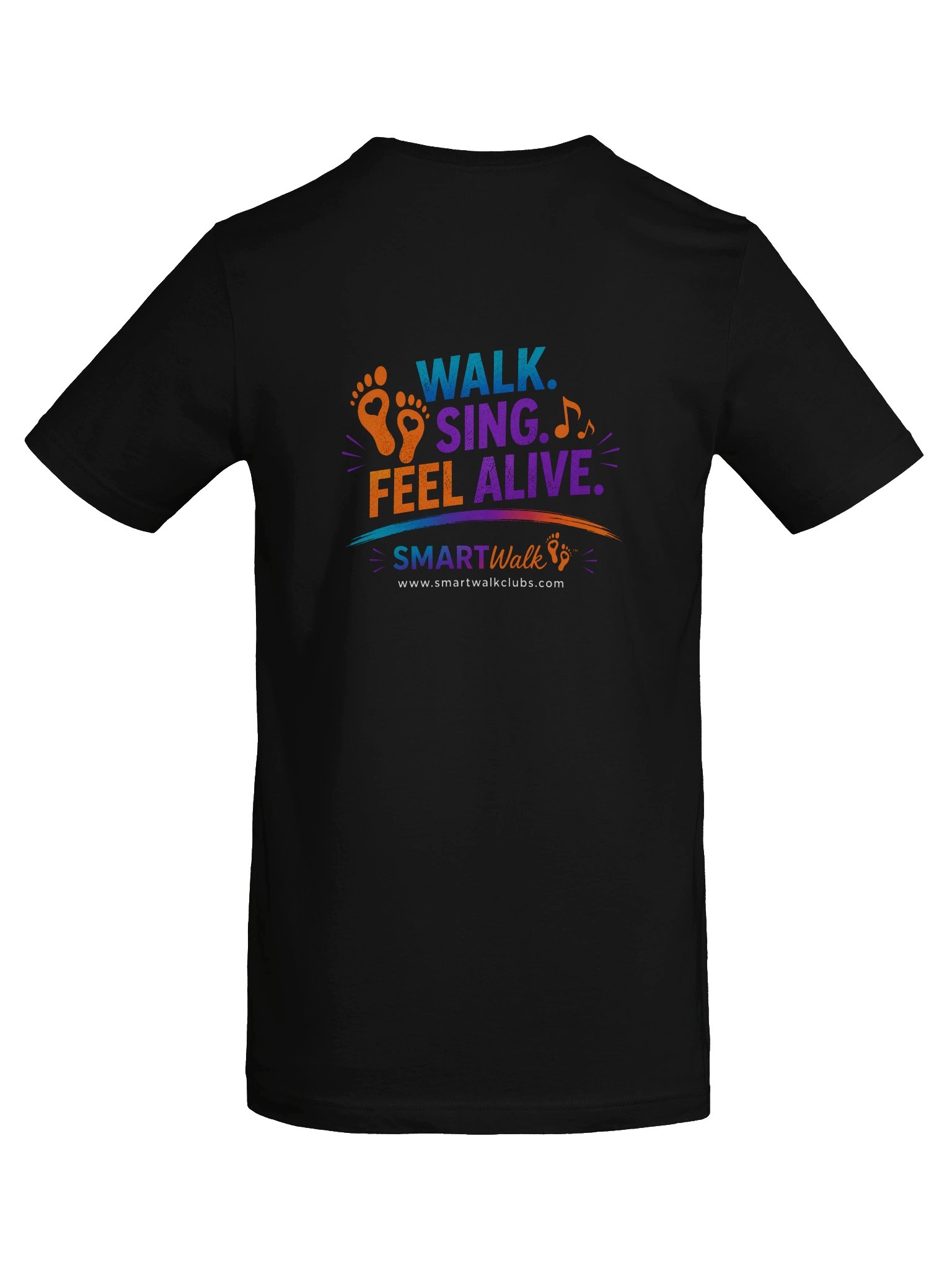 SMARTWalk Clubs T-Shirt (Black) product image (7)
