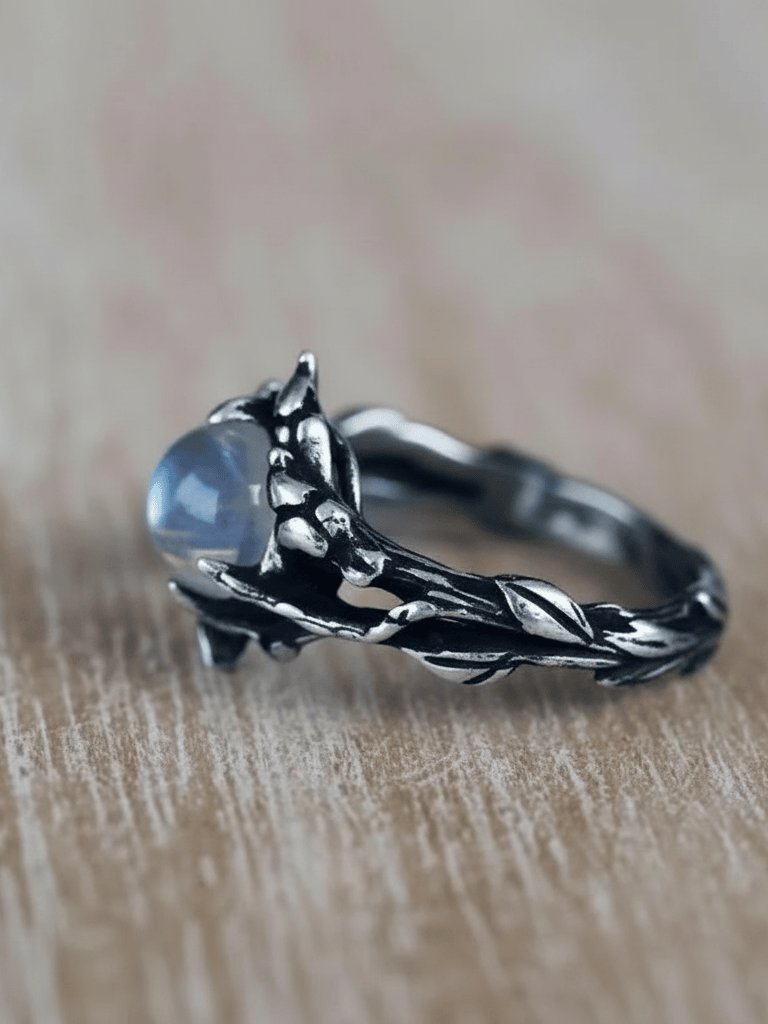The Oracle's Moonstone & Crescent Ring product image (9)