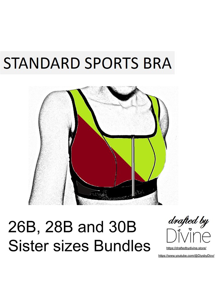26B, 28B & 30B Standard Sports Bra Sister Size Bundle product image (1)
