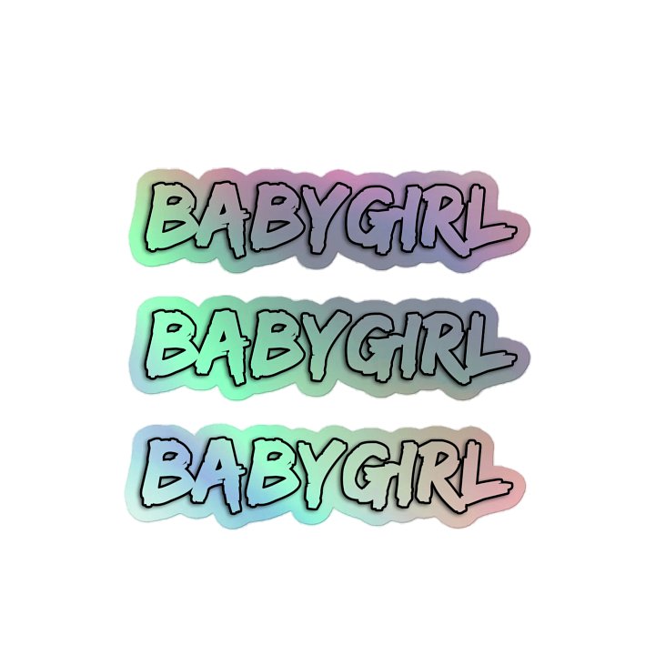 Babygirl Holographic Stickers product image (2)