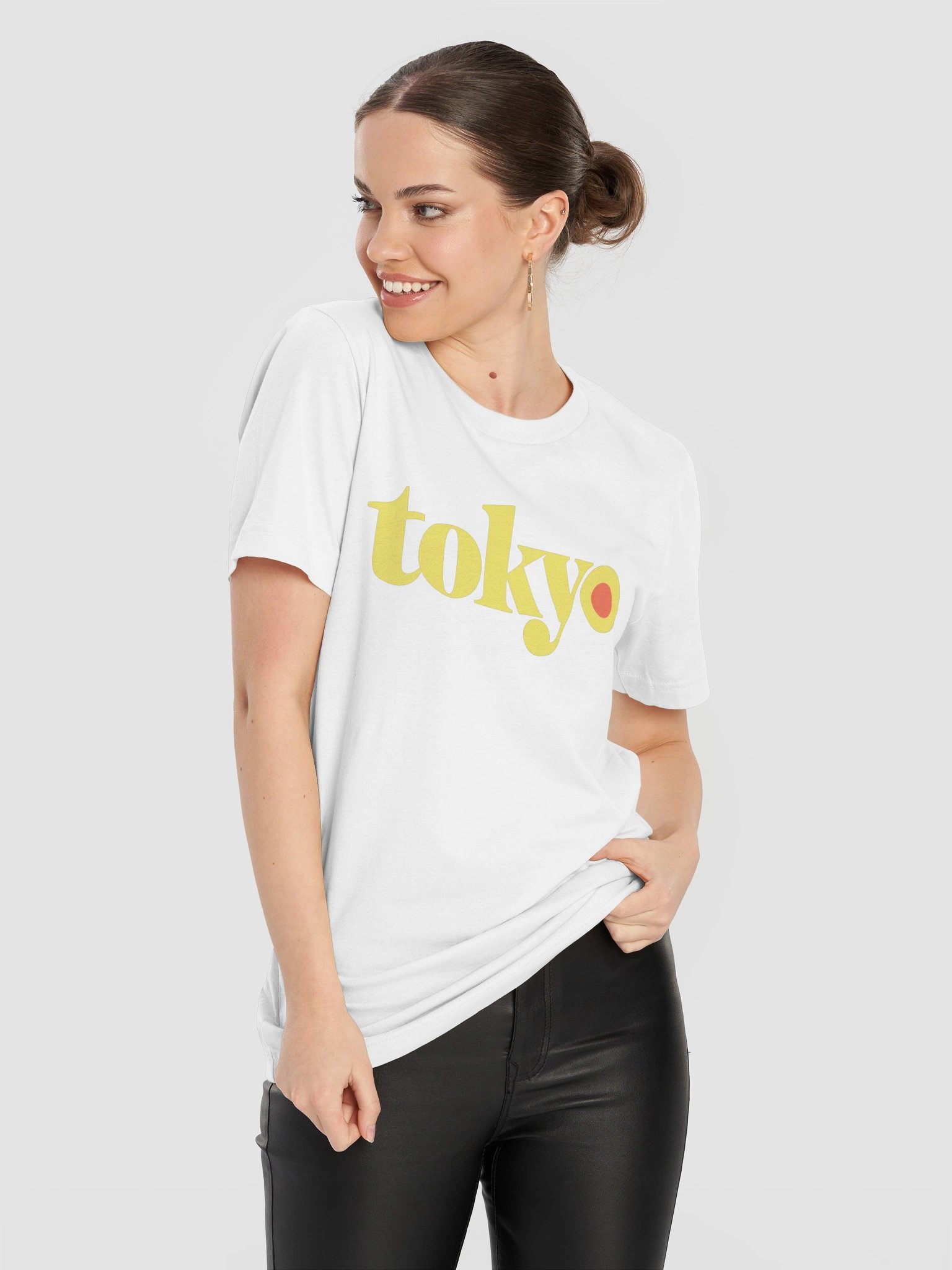 Tokyo Yellow Wordmark Tee product image (11)