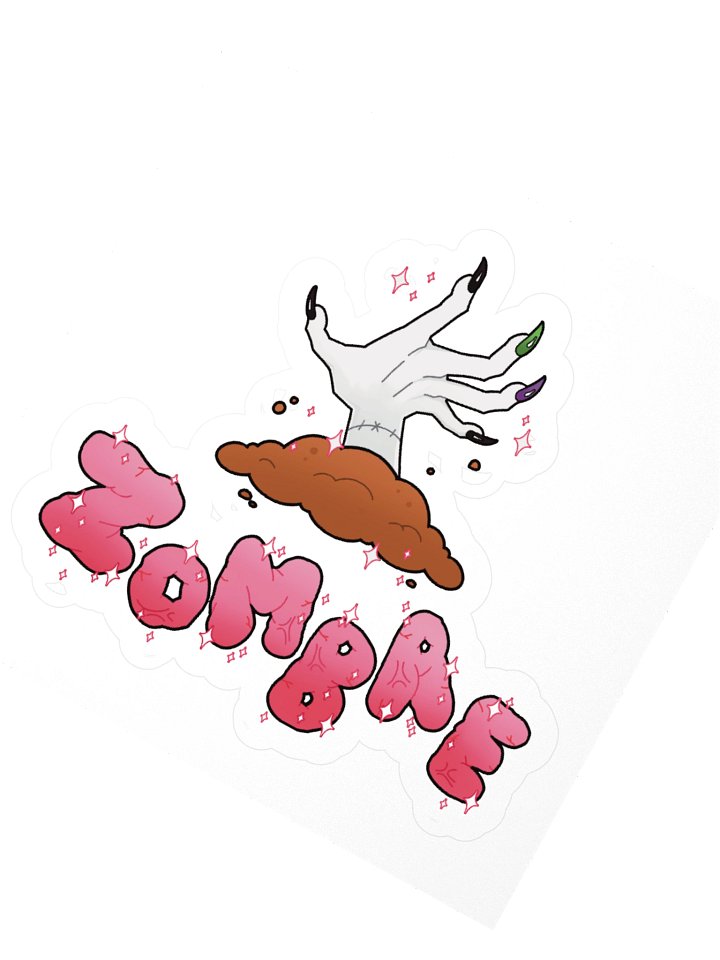 "ZOMBAE" Kiss-Cut Sticker product image (2)