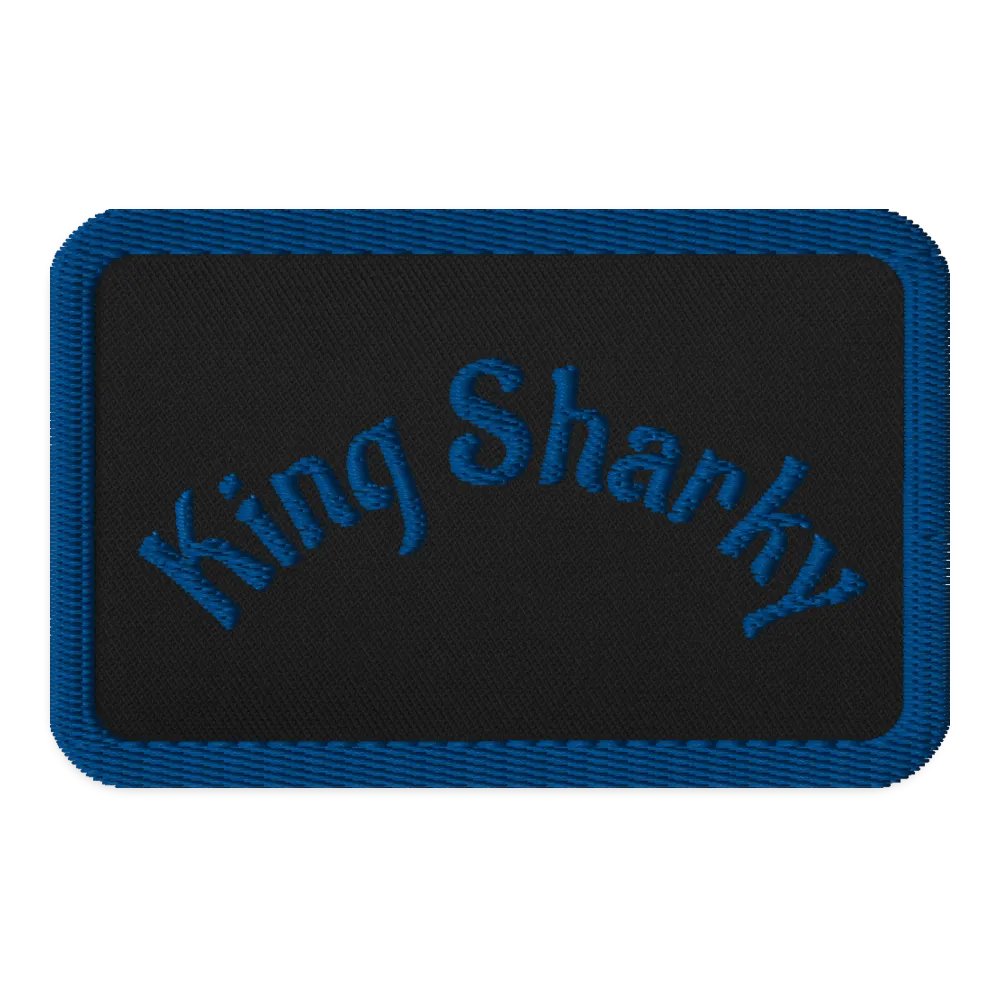 King Sharky Embroidered Patch product image (1)