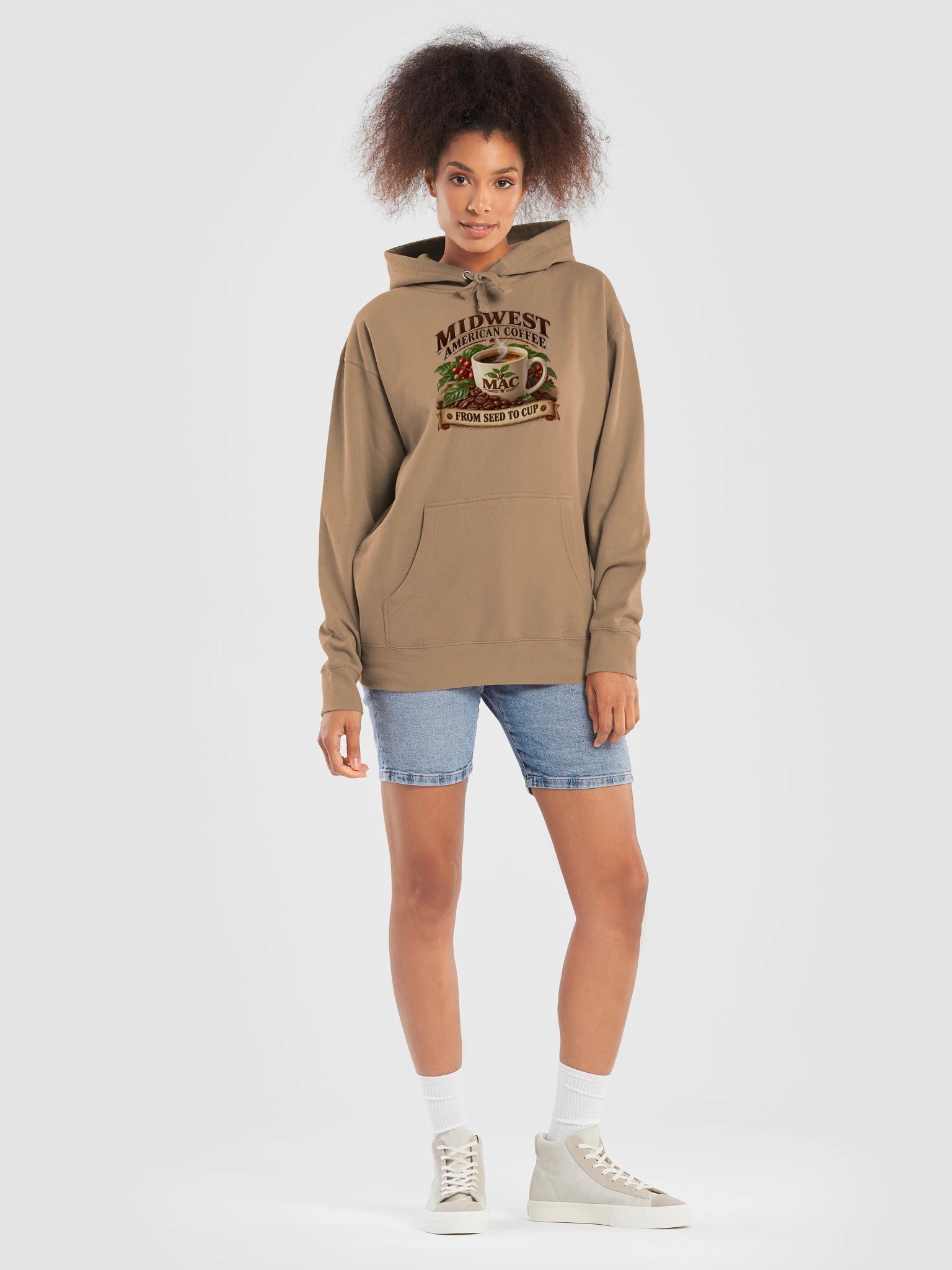 Midwest American Coffee House Blend Hoodie – From Seed to Cup product image (7)