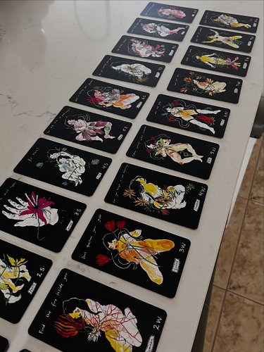 I love that I finally added titles to this deck after thinking about it for so long. #outgrowyourselforacleandtarot #deckmod ...