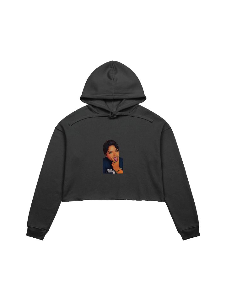SeaDame - Self-Portrait Kick It & Lick It Crop Hoodie product image (3)