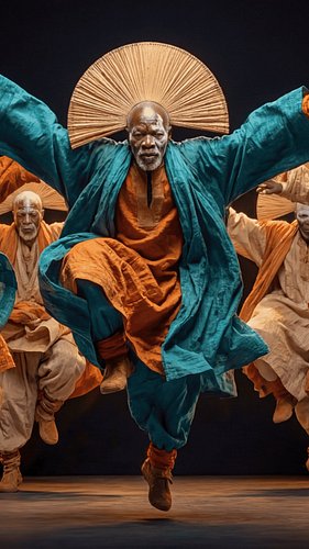 AI Short Film - Surreal Zaouli Dance Music Video 4K