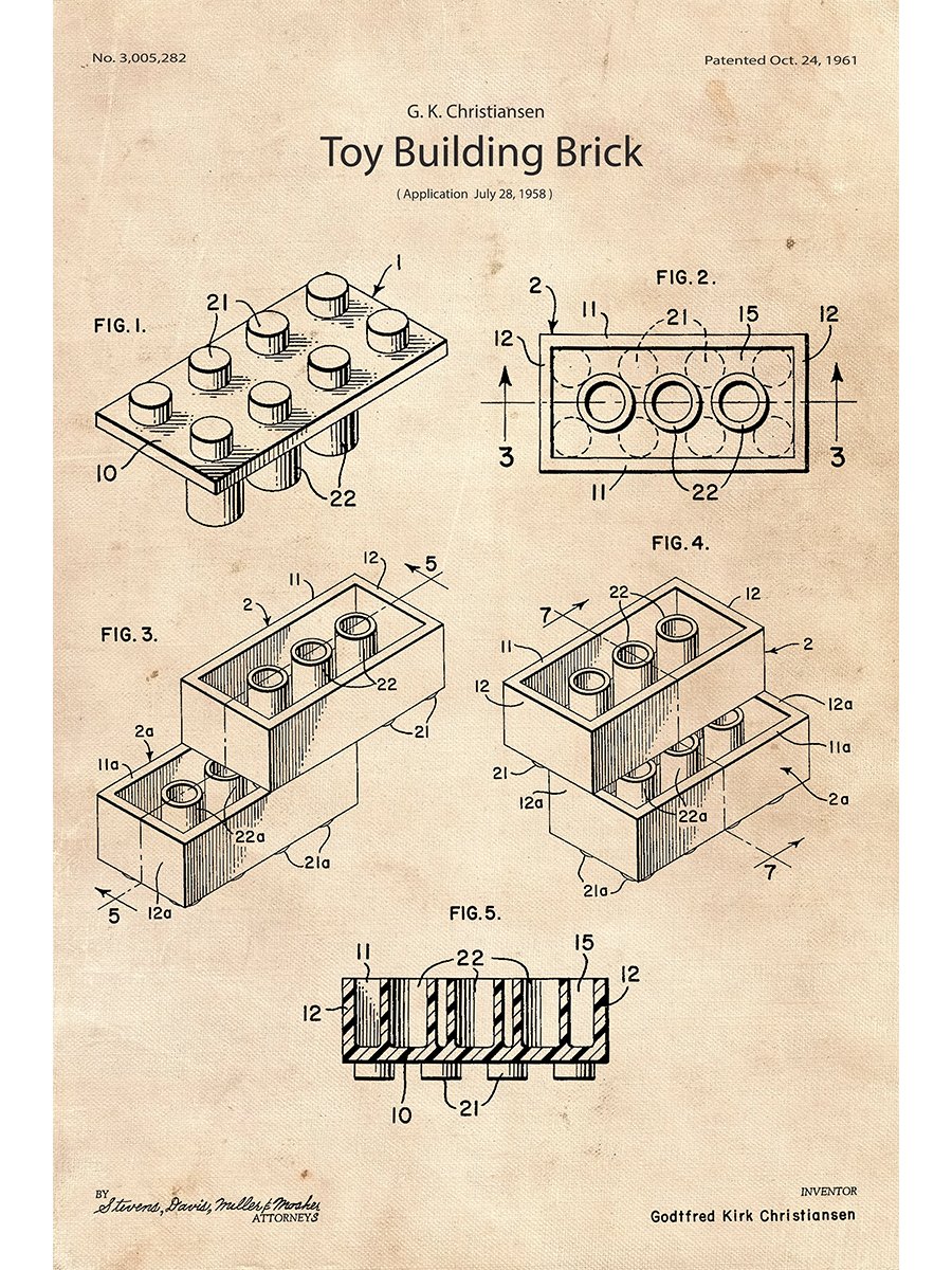 LEGO Brick Patent | Poster product image (1)