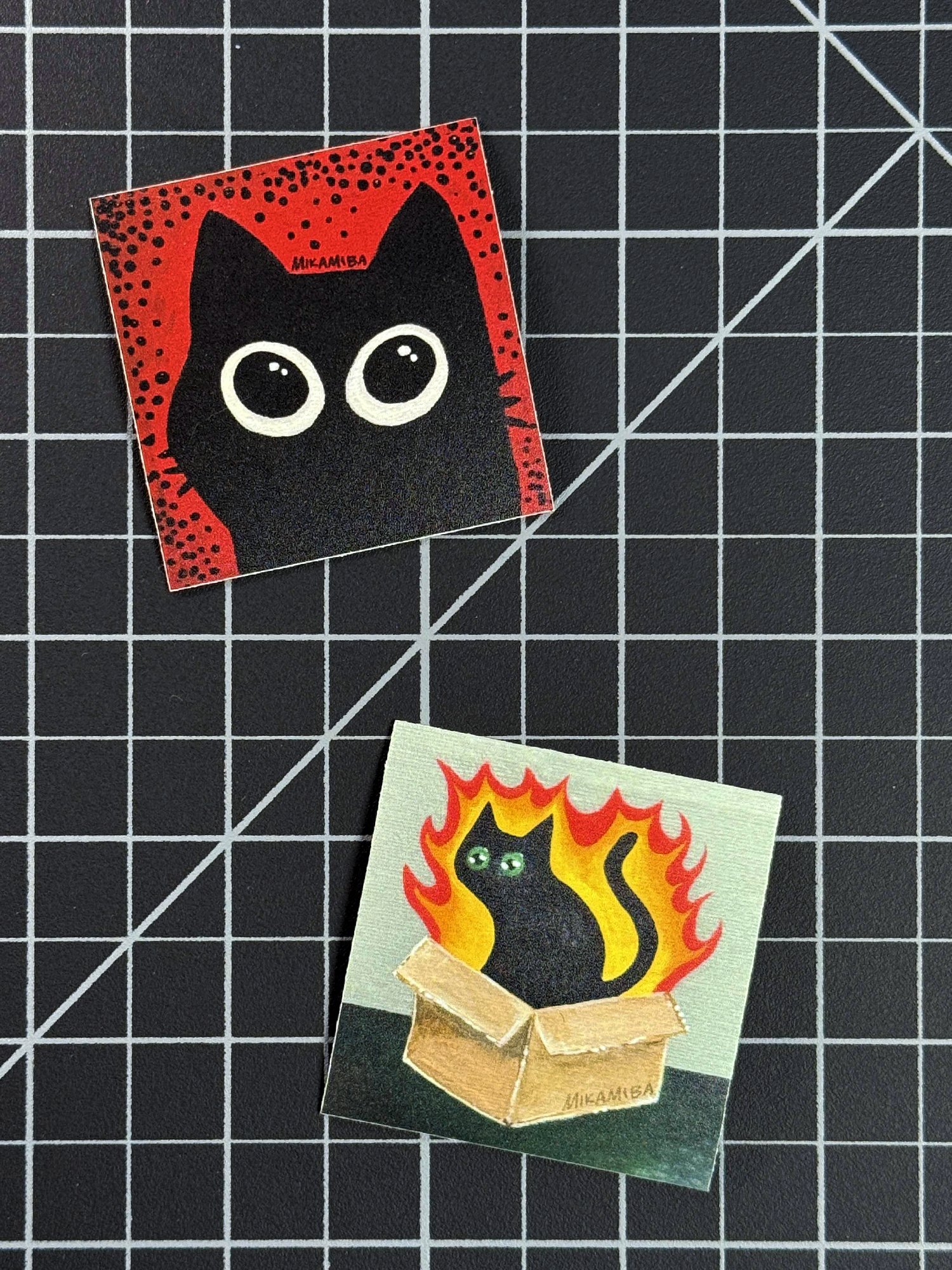 Cat Painting Sticker Bundle #1 product image (1)