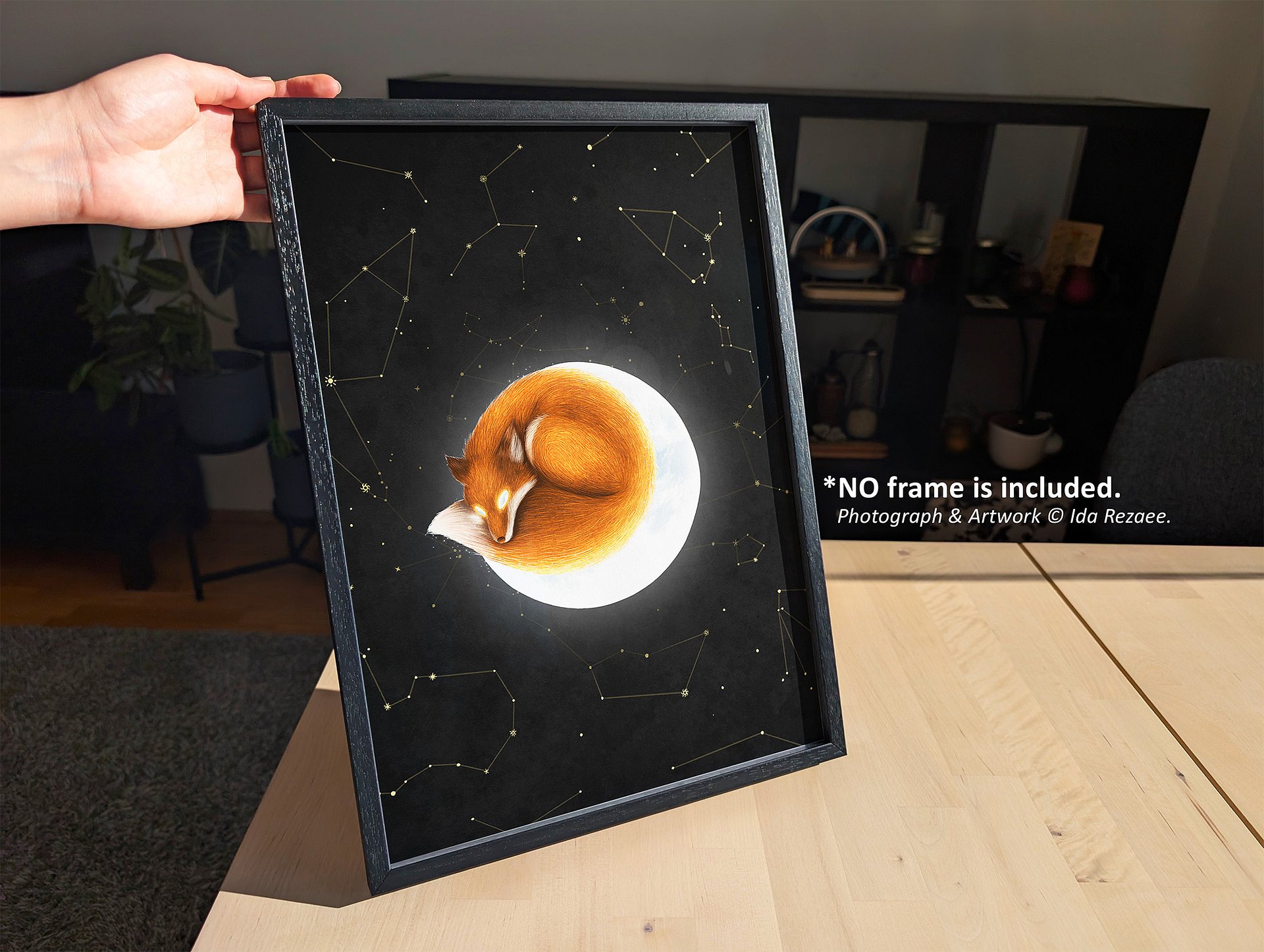 Red Fox on the Moon Art Print No.1 product image (4)
