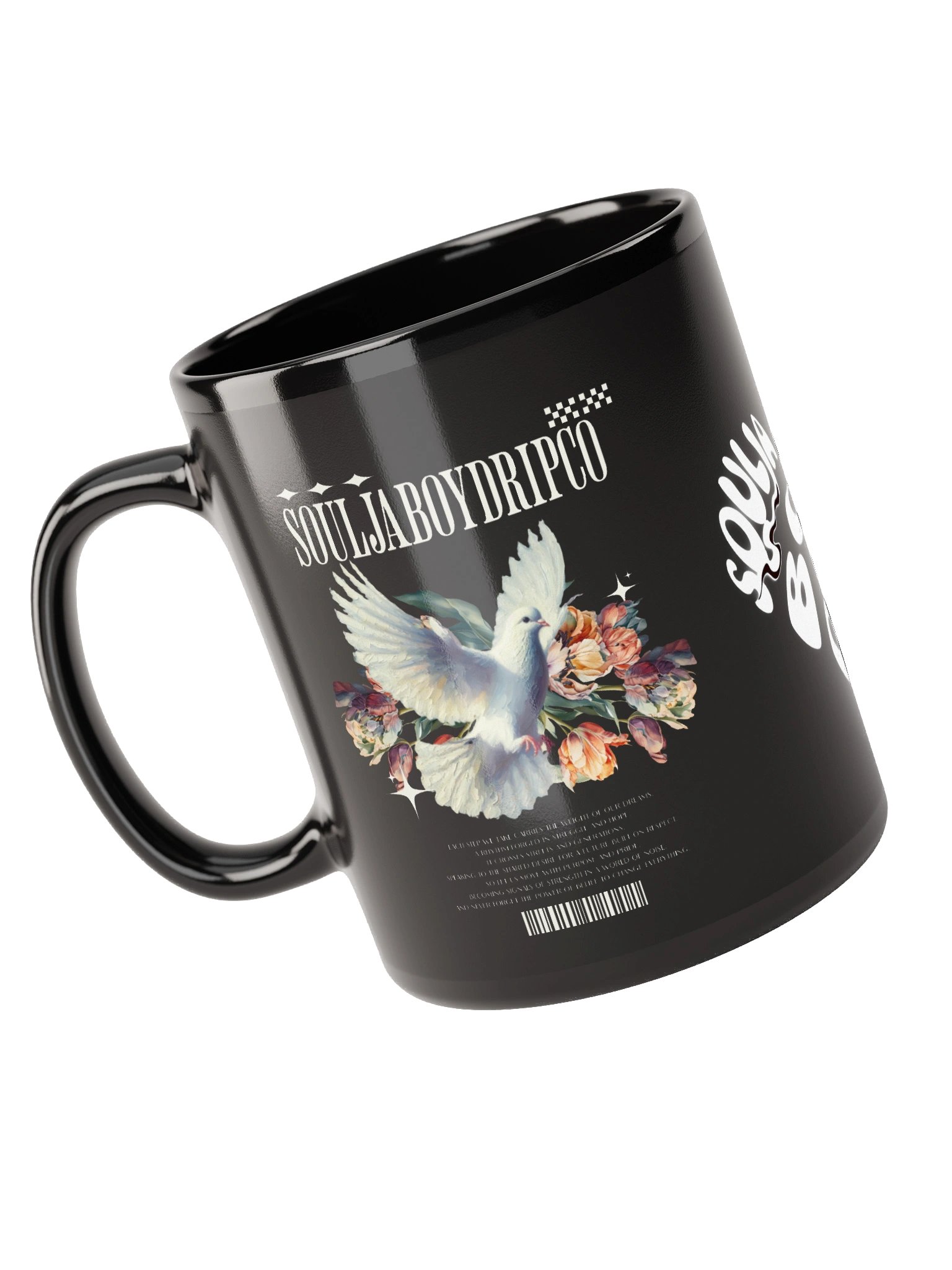SOULJABOYDRIPCO Trap Birds Black Mug product image (3)