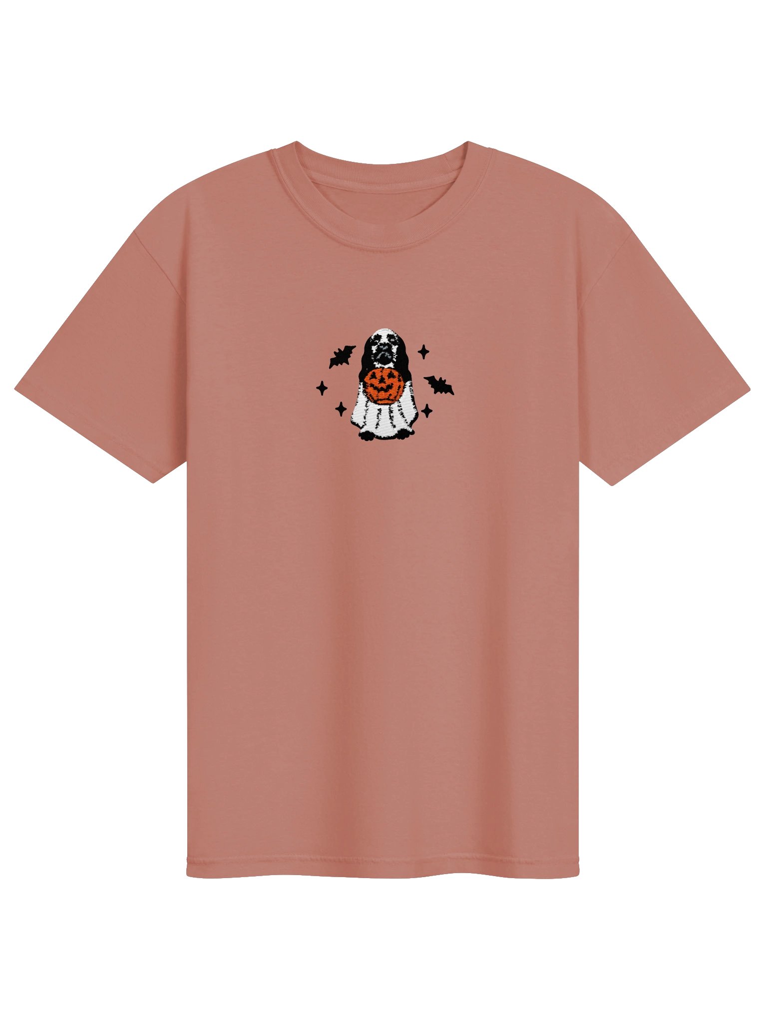 Halloween American Cocker Spaniel(Black) Embroidered T-Shirt product image (25)