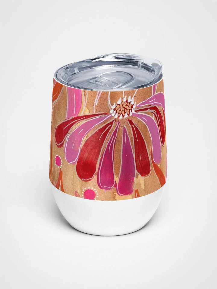 Floral Fantasy Wine Tumbler product image (2)