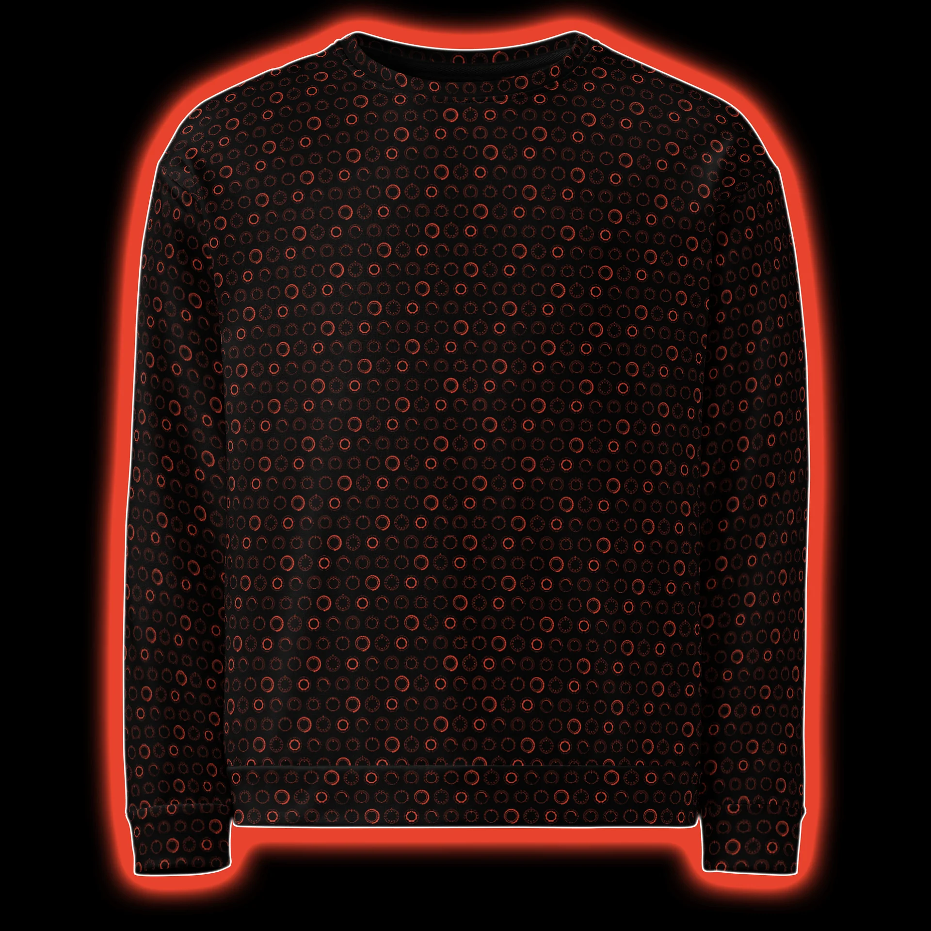 Synthesis Controls Sweatshirt - (7 Modular Synth Dials) CADMIUM product image (1)