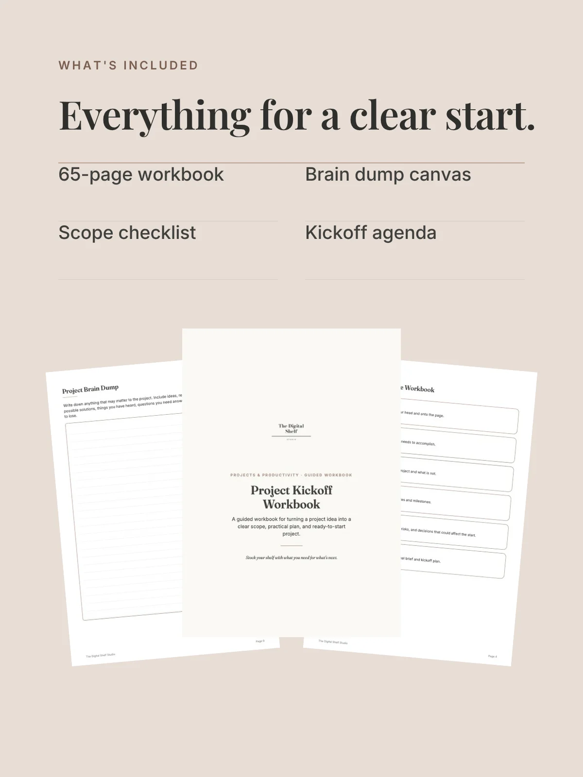 Project Kickoff Workbook product image (4)
