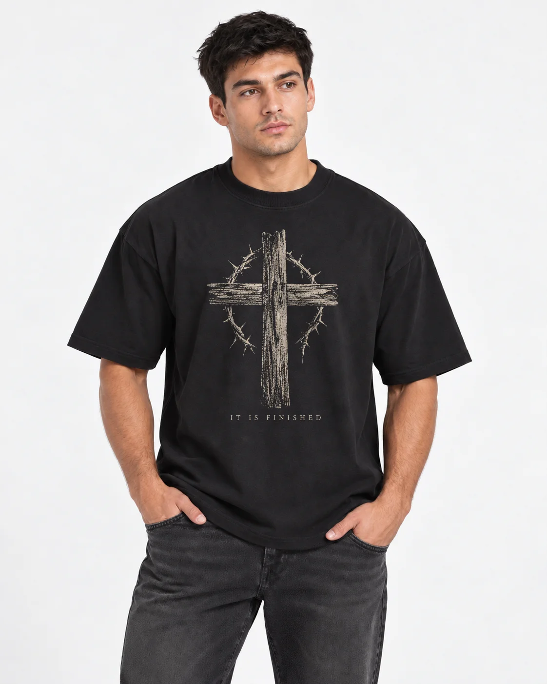 It Is Finished Oversized Tee product image (1)