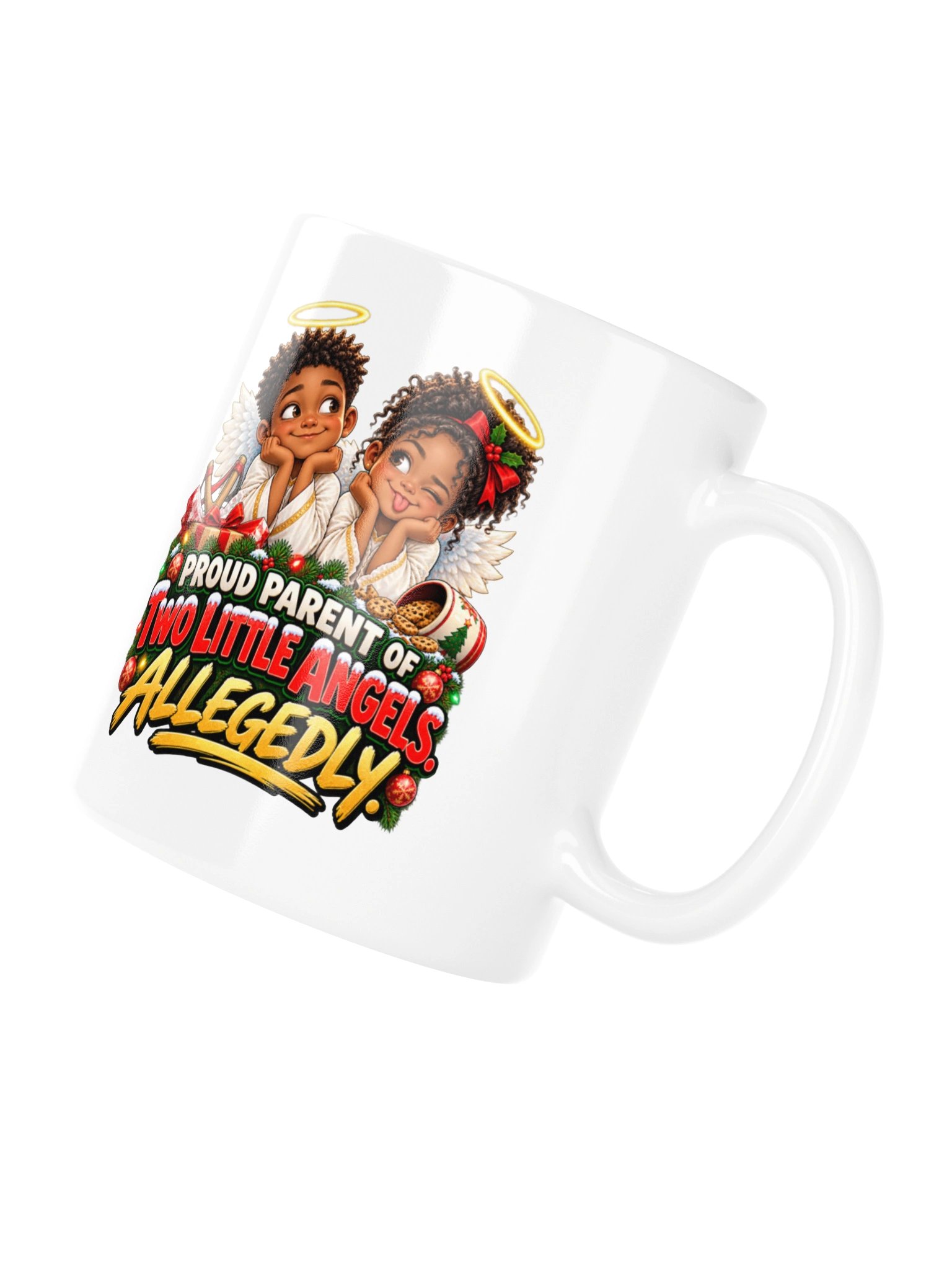 Proud Parent of Two Little Angels… Allegedly. Yeah Right! Mug product image (12)