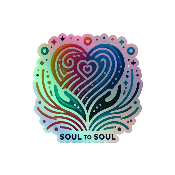 Soulful Swirls Holographic Sticker Sheet product image (2)