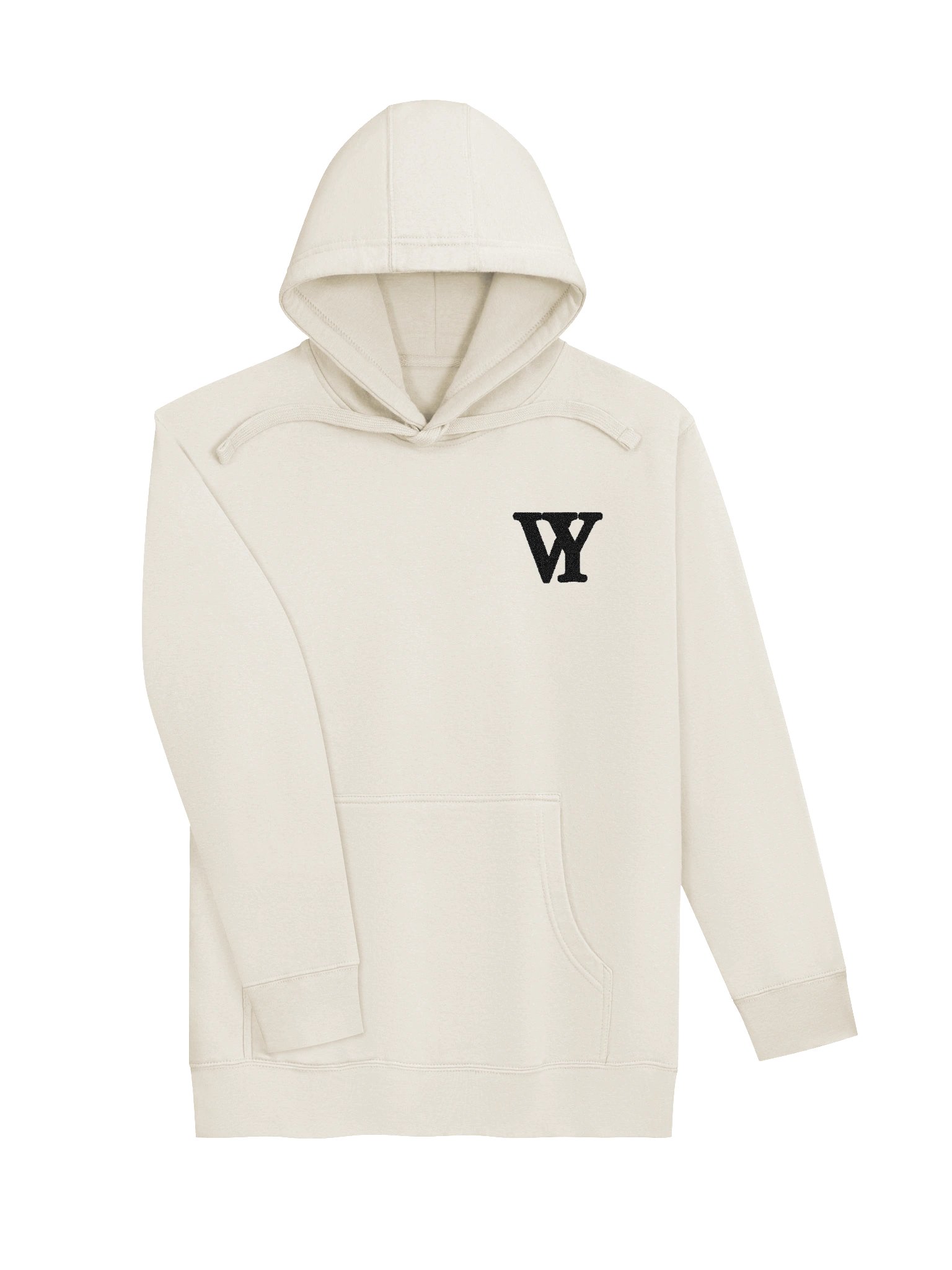 VY HOODIE- BLACK MONOGRAM EMBROIDERED product image (27)
