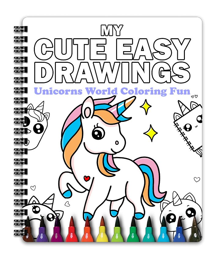 My Cute Easy Drawings - Unicorns World Coloring Fun product image (1)
