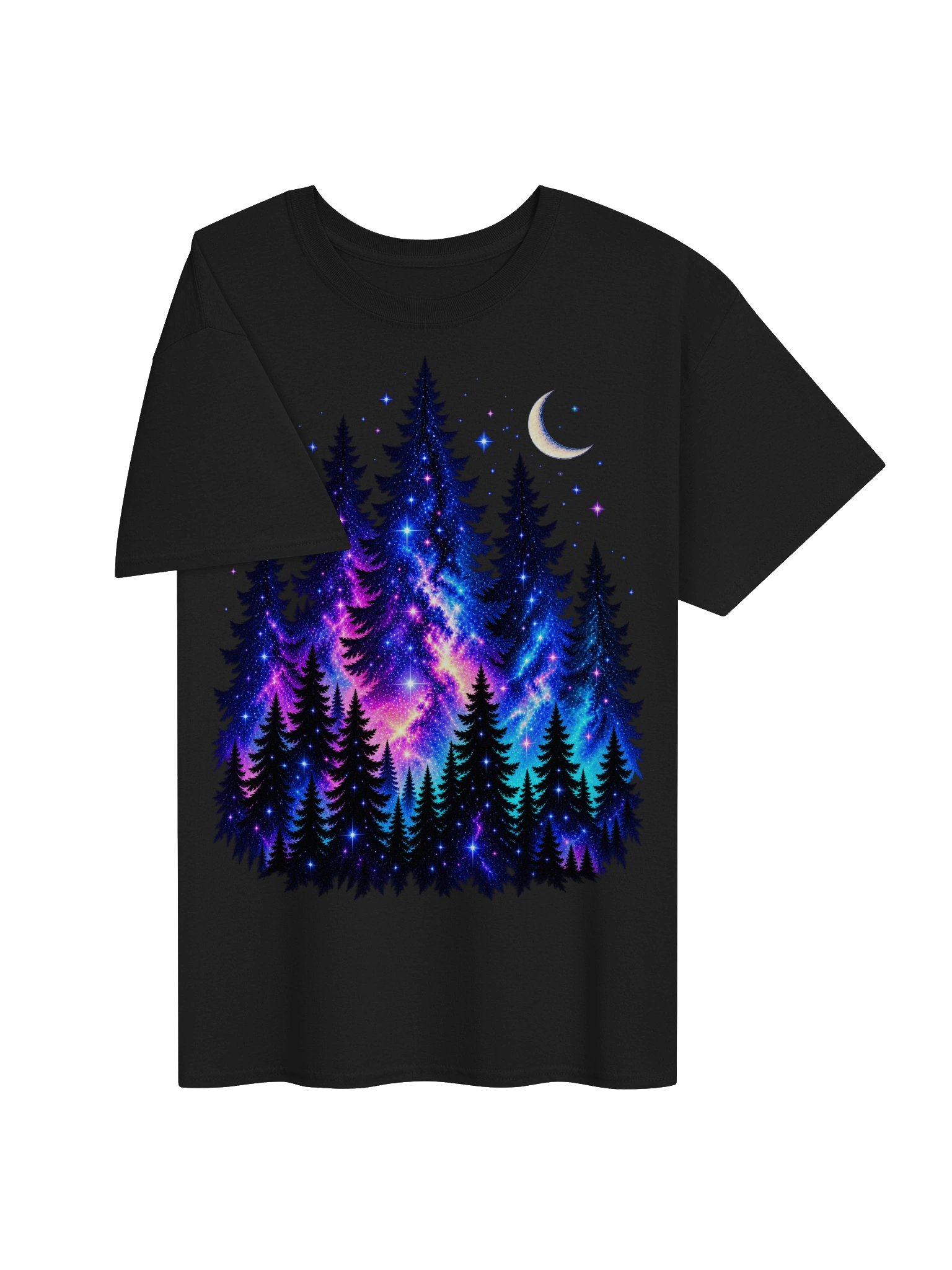 Cosmic Pines — Galaxy Evergreen Tee product image (3)