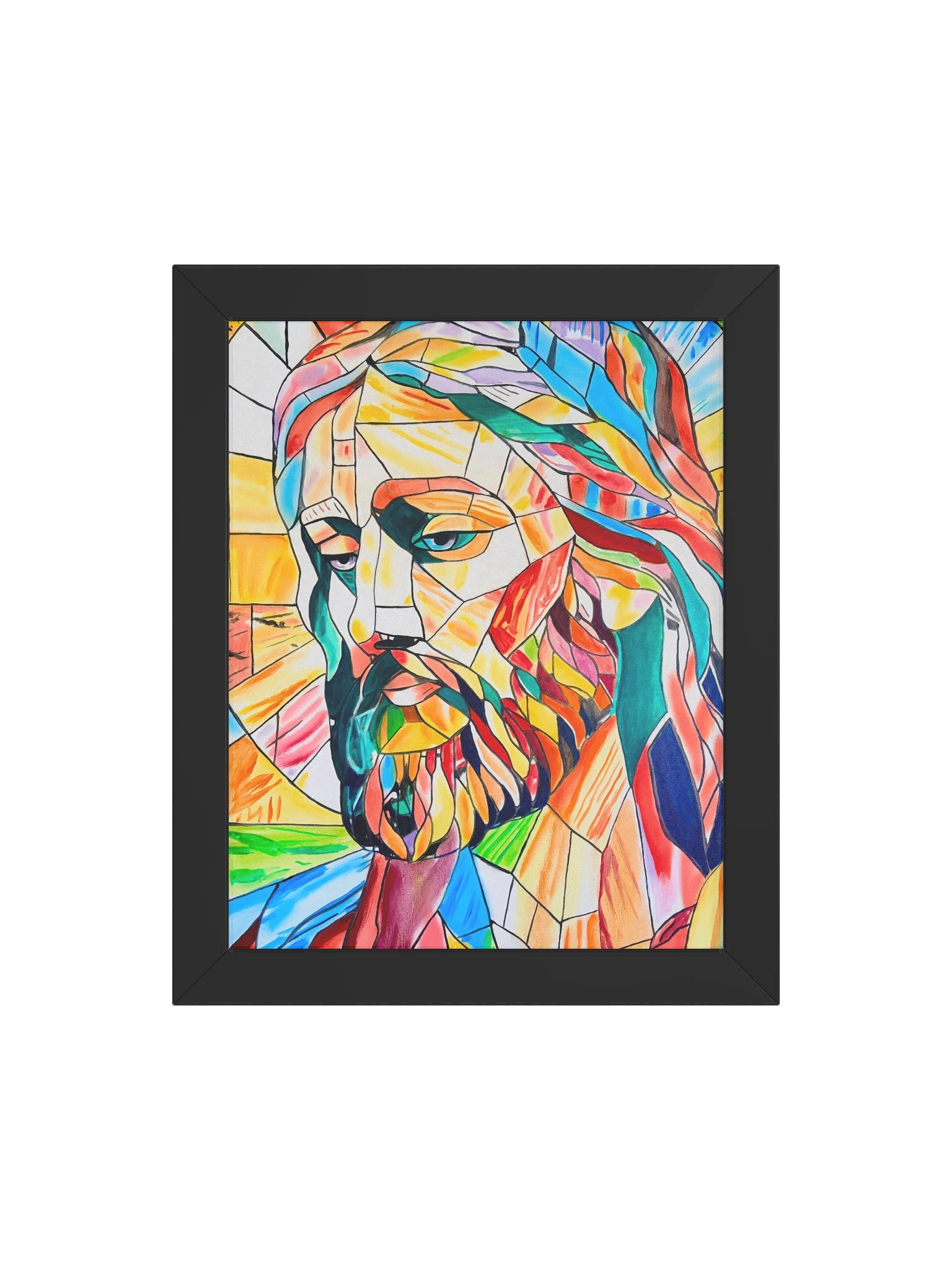 Jesus Christ by Warren Willowdale (Framed High-Quality Matte Poster) product image (4)