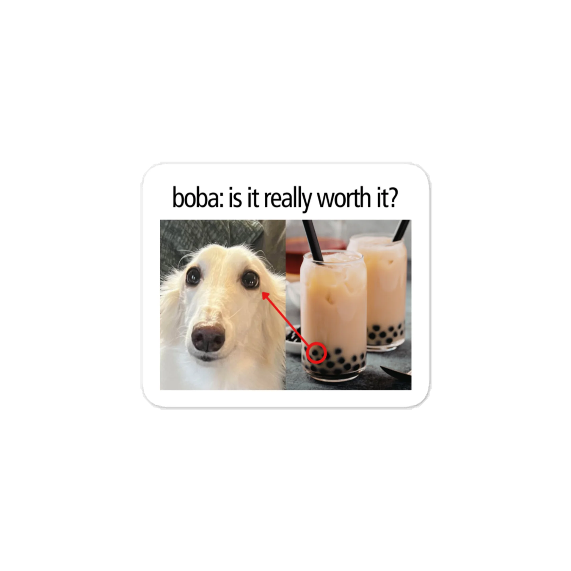 Butter - Boba - Sticker product image (1)
