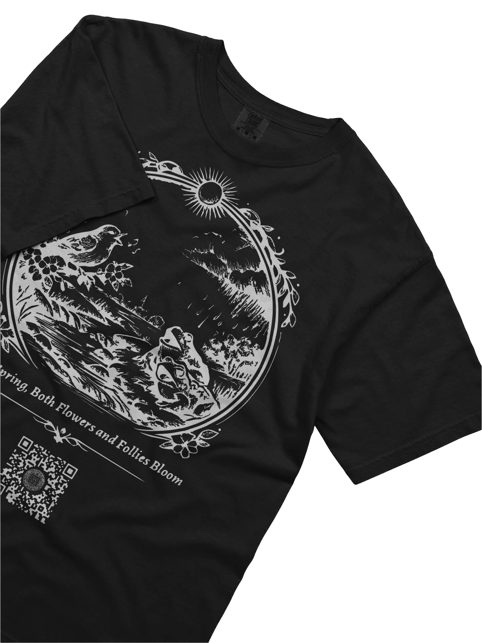 Flowers and Follies (White on Black/Color) product image (5)