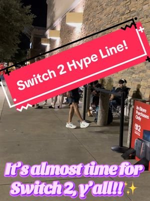 T-One More Hour!!✨ #Switch2 #LetsGo