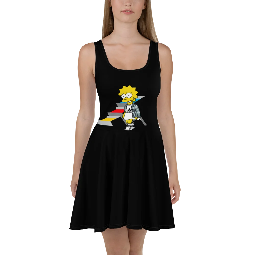 Vestido skater con estampado integral product image (2)
