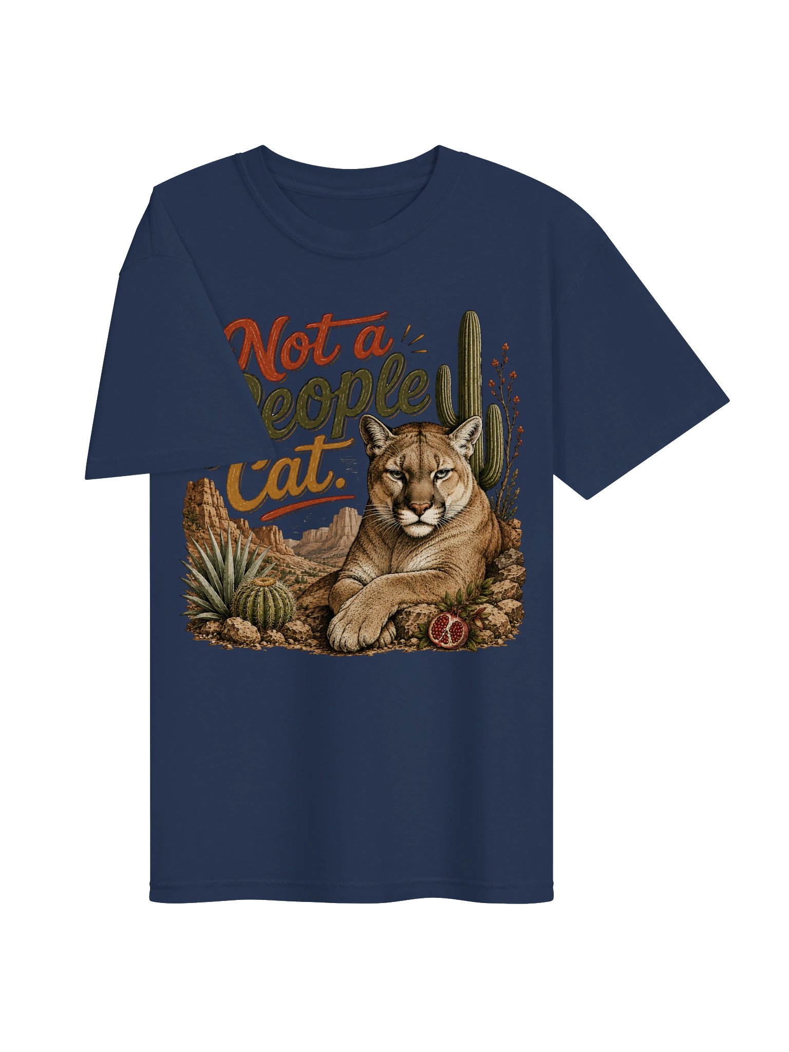 Not a People Cat Desert Tee product image (22)