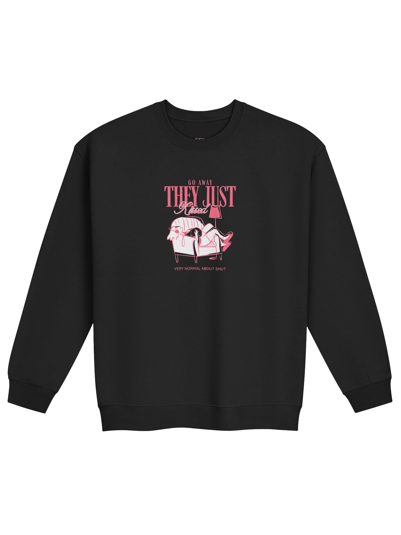 go away, they just kissed audiobook sweatshirt product image (1)