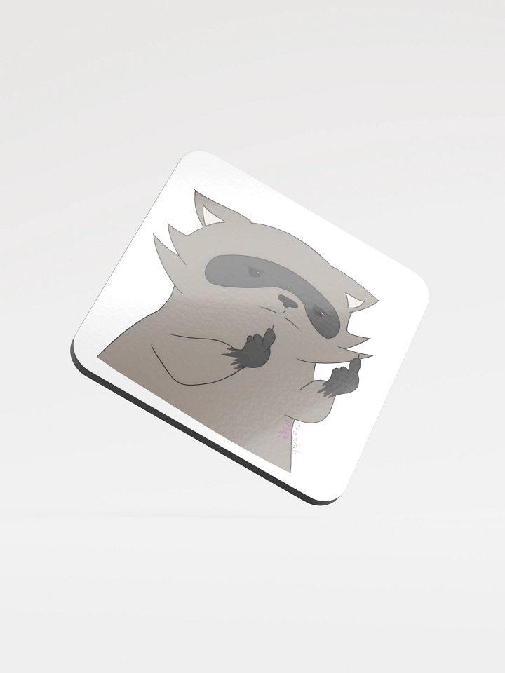 RespawnRaccoon's Middle Finger Coaster product image (1)
