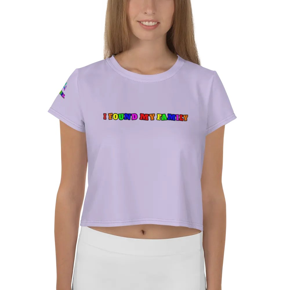 I Found My Family Crop Top product image (1)