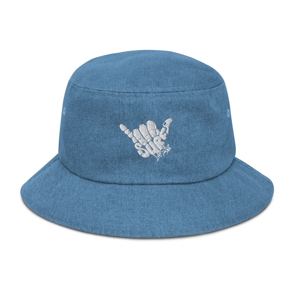 Shaka Surf Life Style Embroidery Denim Bucket Hat product image (1)