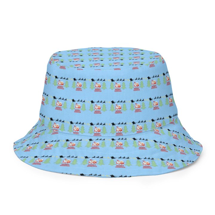 MERRY CHRISTMAS SANTA RIDES BABY BLUE product image (1)