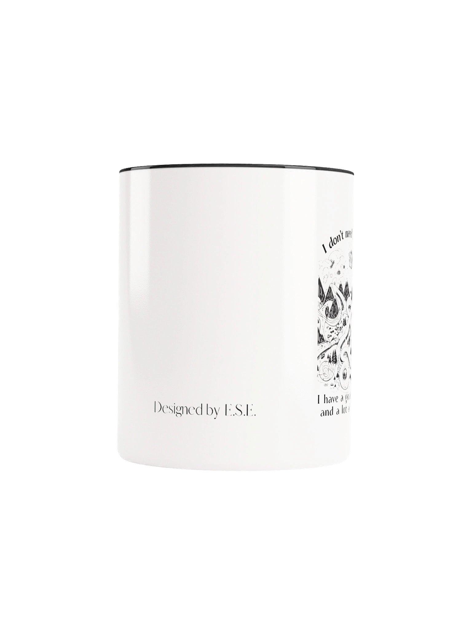 Funny hiker, snack expert, disoriented humor Mug product image (37)